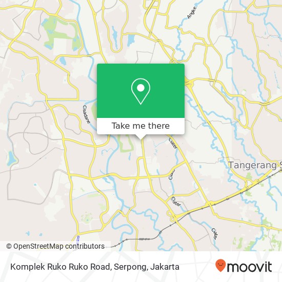 Komplek Ruko Ruko Road, Serpong map