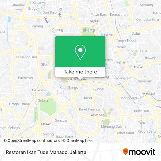 Restoran Ikan Tude Manado map