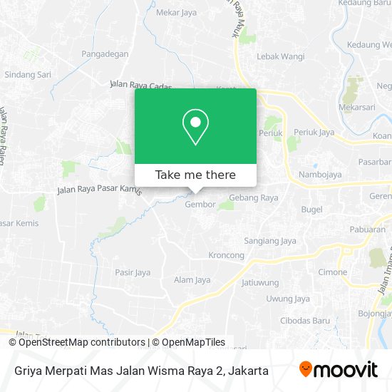 Griya Merpati Mas Jalan Wisma Raya 2 map