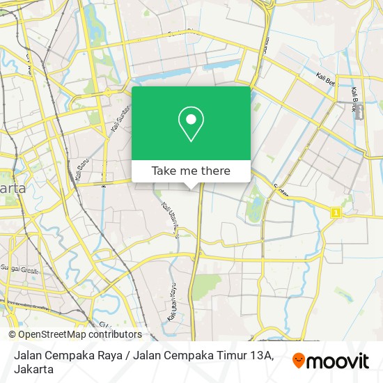 Jalan Cempaka Raya / Jalan Cempaka Timur 13A map