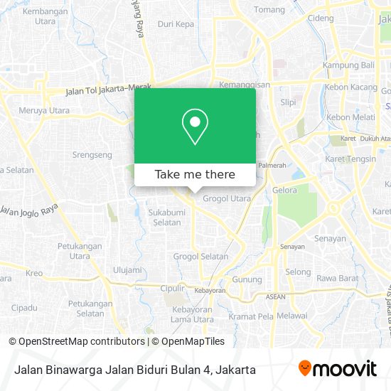 Jalan Binawarga Jalan Biduri Bulan 4 map