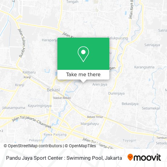 Pandu Jaya Sport Center : Swimming Pool map