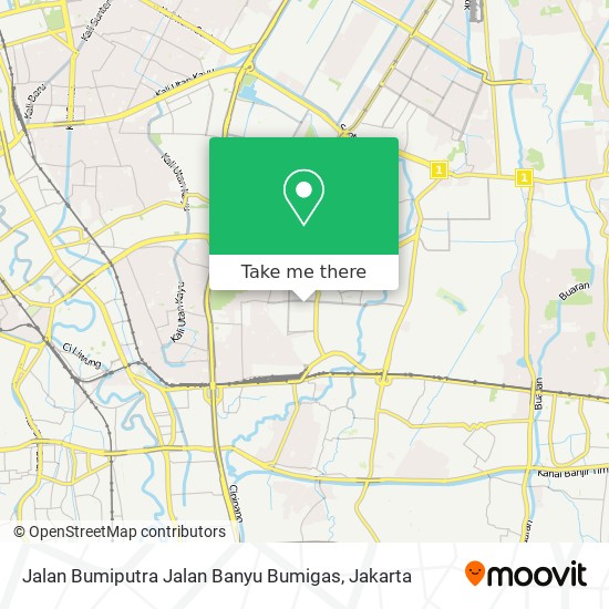 Jalan Bumiputra Jalan Banyu Bumigas map