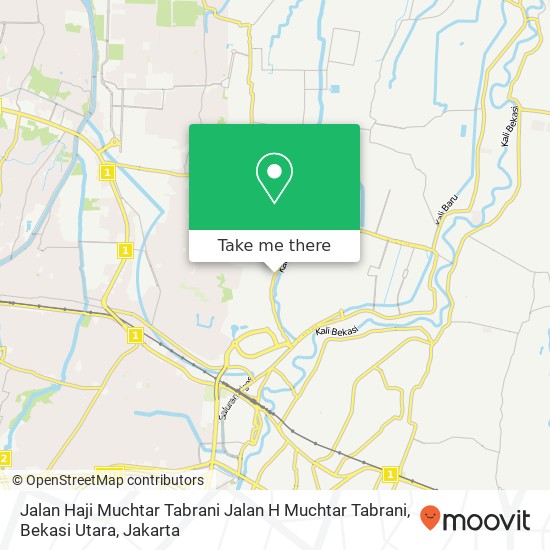 Jalan Haji Muchtar Tabrani Jalan H Muchtar Tabrani, Bekasi Utara map