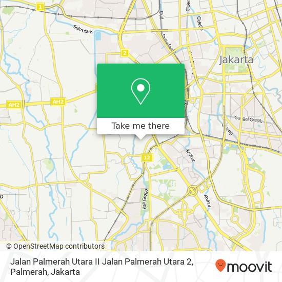 Jalan Palmerah Utara II Jalan Palmerah Utara 2, Palmerah map