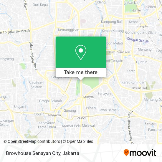 Browhouse Senayan City map