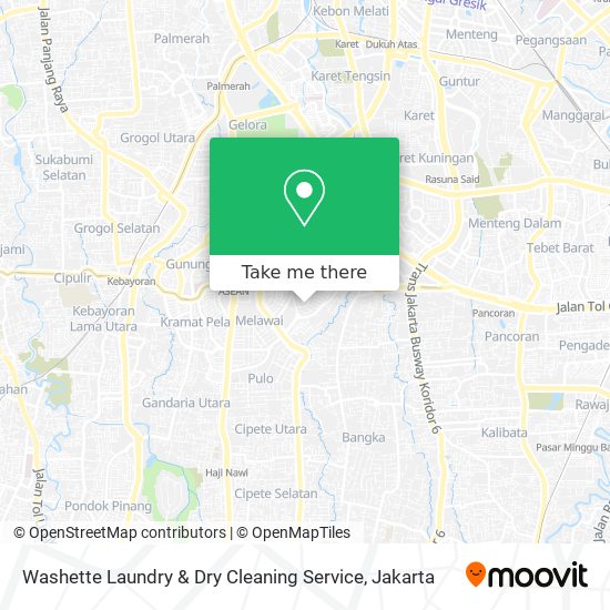 Washette Laundry & Dry Cleaning Service map