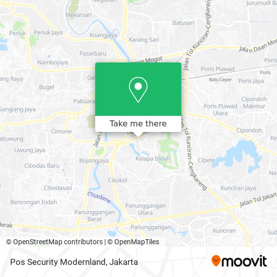 Pos Security Modernland map