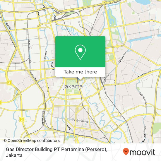 Gas Director Building PT Pertamina (Persero) map