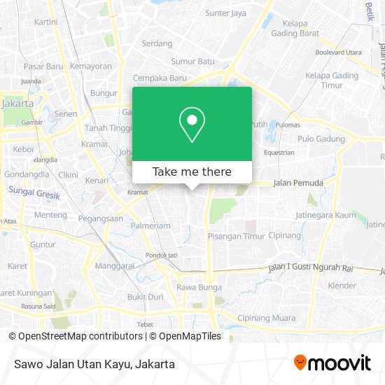 Sawo Jalan Utan Kayu map