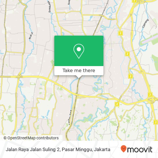 Jalan Raya Jalan Suling 2, Pasar Minggu map