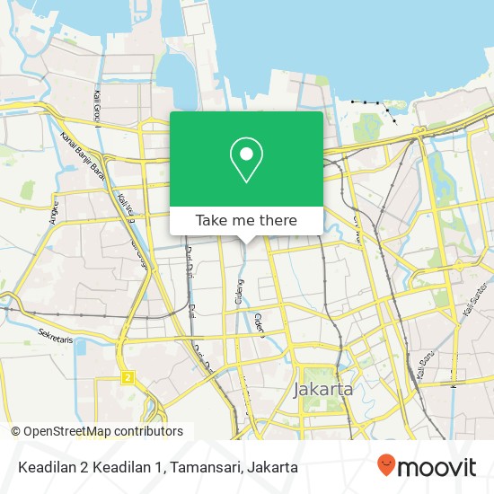 Keadilan 2 Keadilan 1, Tamansari map