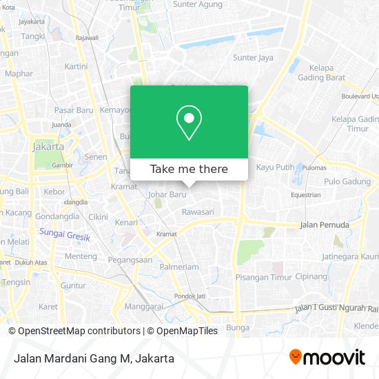 Jalan Mardani Gang M map