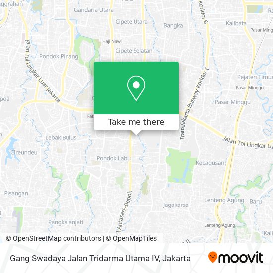 Gang Swadaya Jalan Tridarma Utama IV map