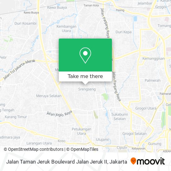 Jalan Taman Jeruk Boulevard Jalan Jeruk II map