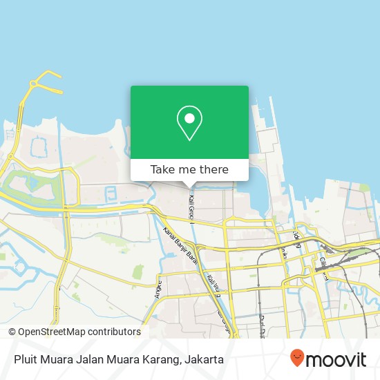 Pluit Muara Jalan Muara Karang map