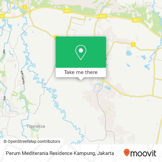 Perum Mediterania Residence Kampung, Cikupa map