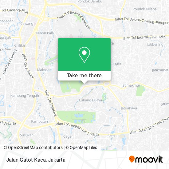 Jalan Gatot Kaca map