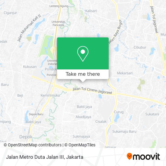 Jalan Metro Duta Jalan III map