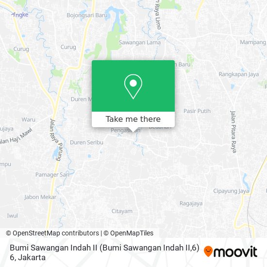 Bumi Sawangan Indah II (Bumi Sawangan Indah II,6) 6 map