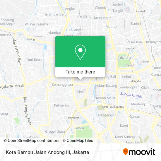 Kota Bambu Jalan Andong III map