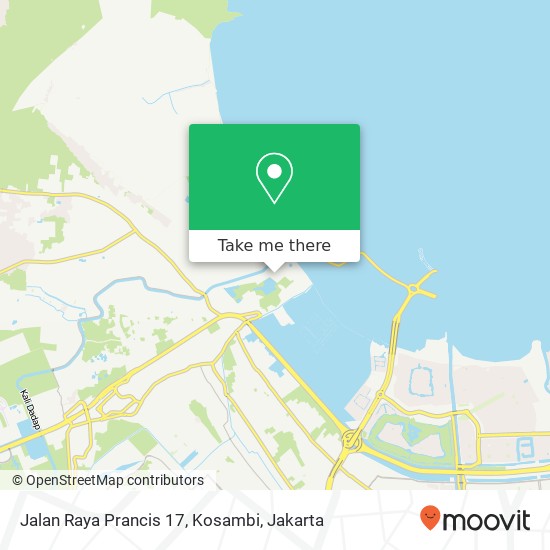 Jalan Raya Prancis 17, Kosambi map