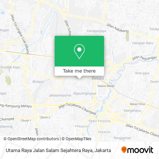 Utama Raya Jalan Salam Sejahtera Raya map