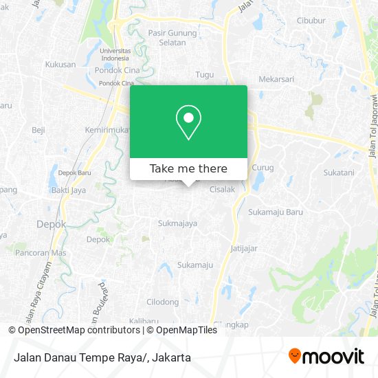 Jalan Danau Tempe Raya/ map