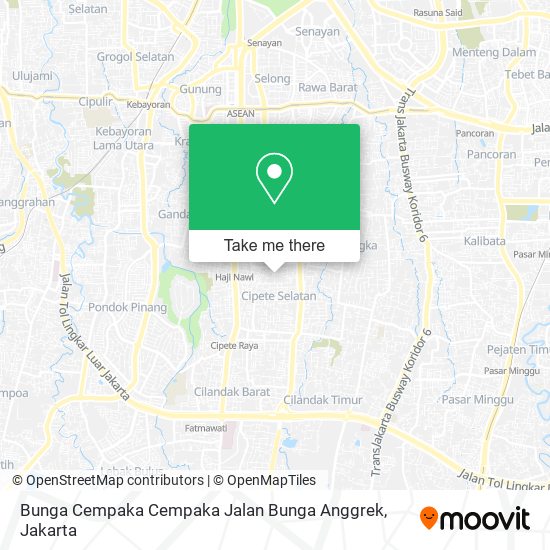 Bunga Cempaka Cempaka Jalan Bunga Anggrek map