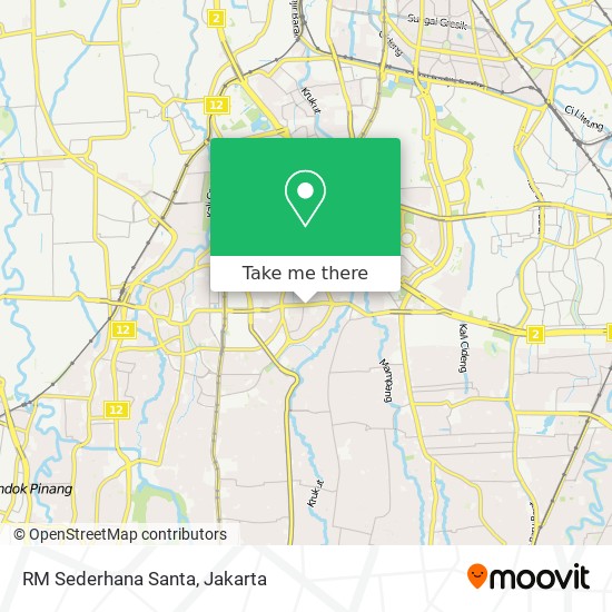 RM Sederhana Santa map