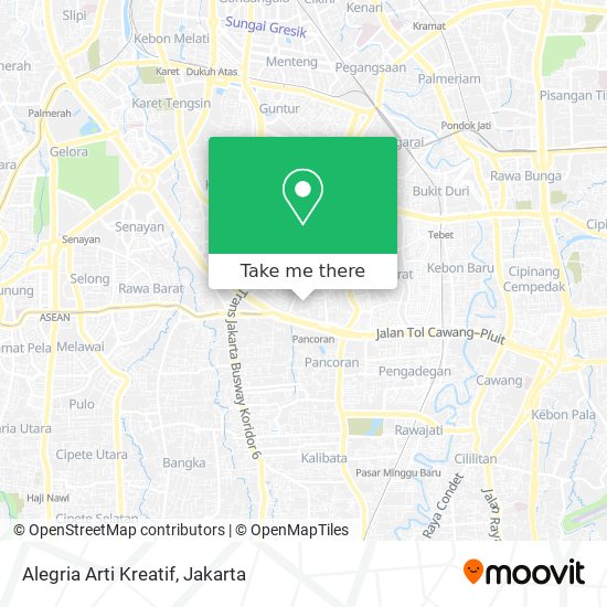 Alegria Arti Kreatif map