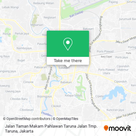 Jalan Taman Makam Pahlawan Taruna Jalan Tmp. Taruna map