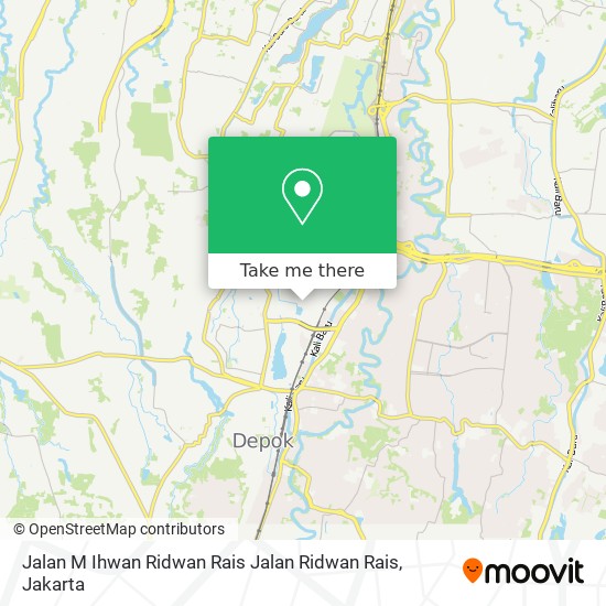 Jalan M Ihwan Ridwan Rais Jalan Ridwan Rais map