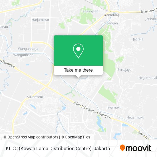 KLDC (Kawan Lama Distribution Centre) map