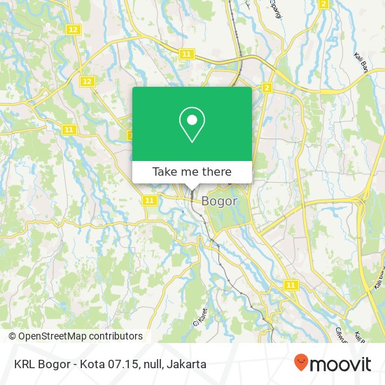 KRL Bogor - Kota 07.15, null map