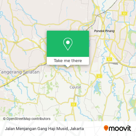 Jalan Menjangan Gang Haji Musid map