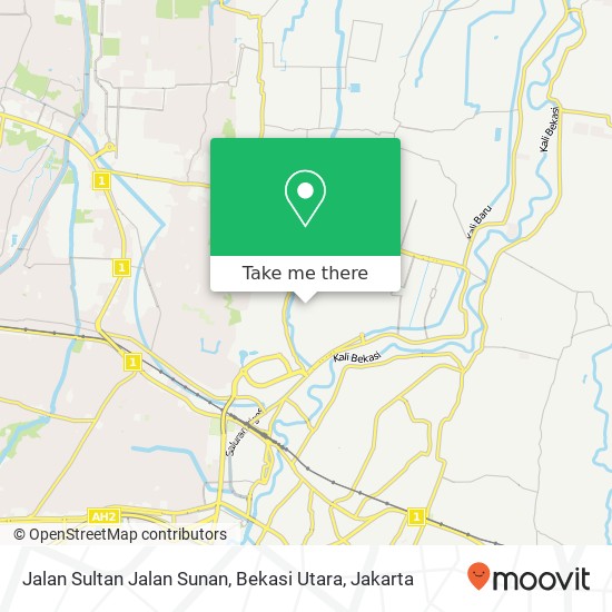 Jalan Sultan Jalan Sunan, Bekasi Utara map