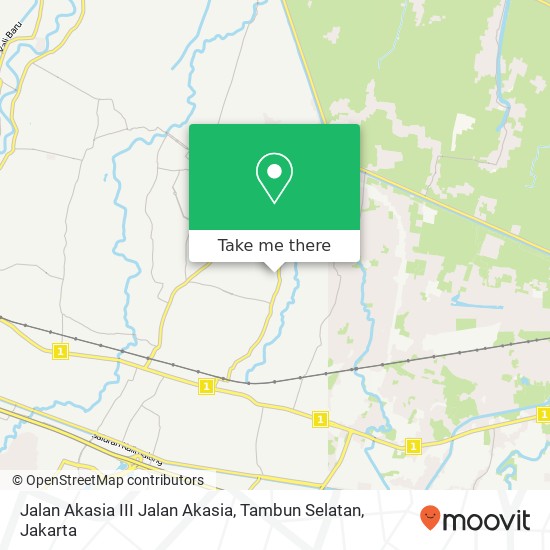 Jalan Akasia III Jalan Akasia, Tambun Selatan map