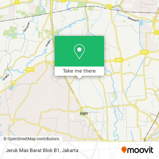 Jeruk Mas Barat Blok B1 map