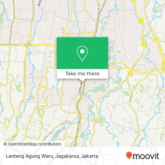 Lenteng Agung Waru, Jagakarsa map