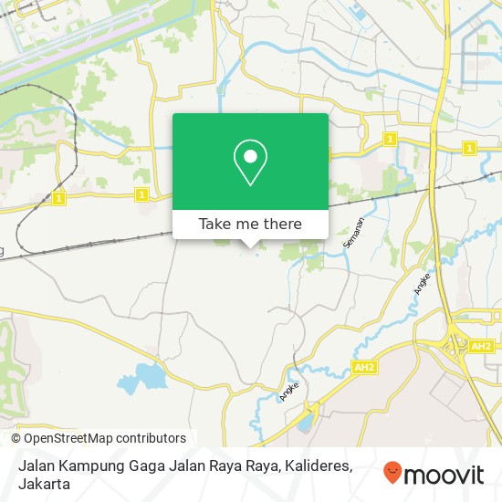 Jalan Kampung Gaga Jalan Raya Raya, Kalideres map