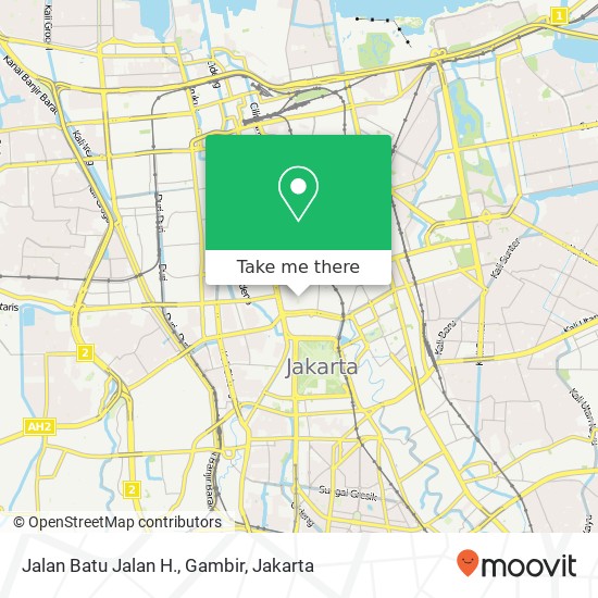 Jalan Batu Jalan H., Gambir map