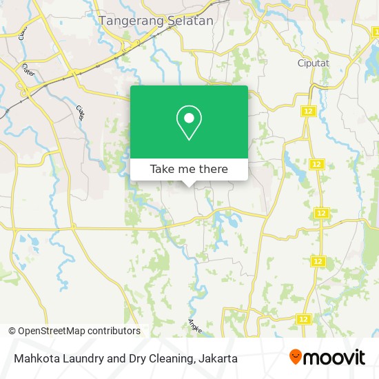 Mahkota Laundry and Dry Cleaning map