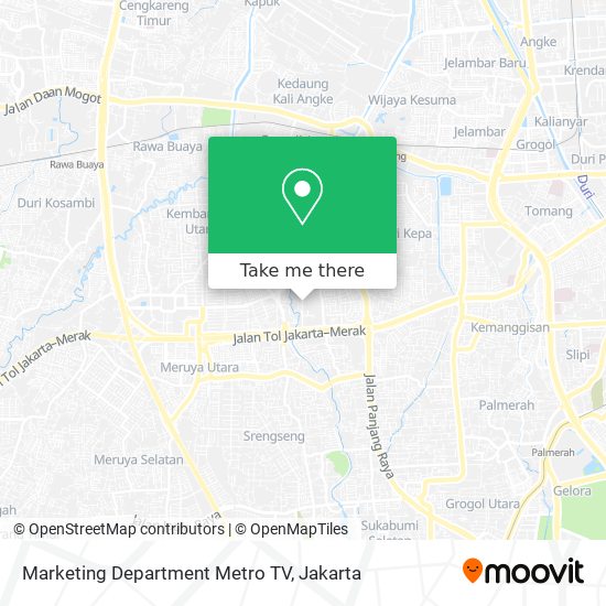 Marketing Department Metro TV map