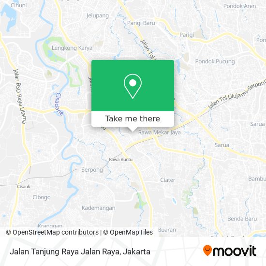 Jalan Tanjung Raya Jalan Raya map