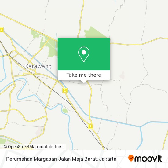 Perumahan Margasari Jalan Maja Barat map