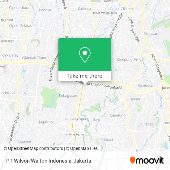 PT Wilson Walton Indonesia map