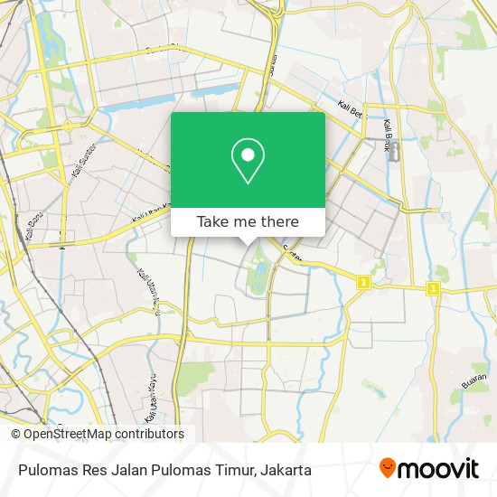 Pulomas Res Jalan Pulomas Timur map