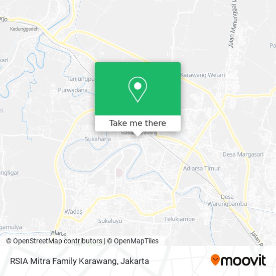 RSIA Mitra Family Karawang map