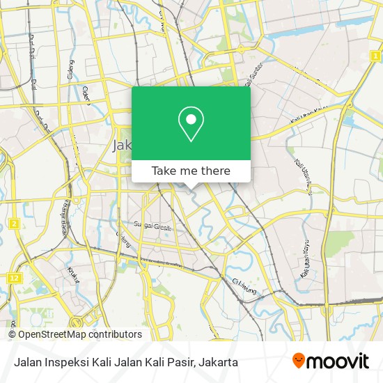 Jalan Inspeksi Kali Jalan Kali Pasir map